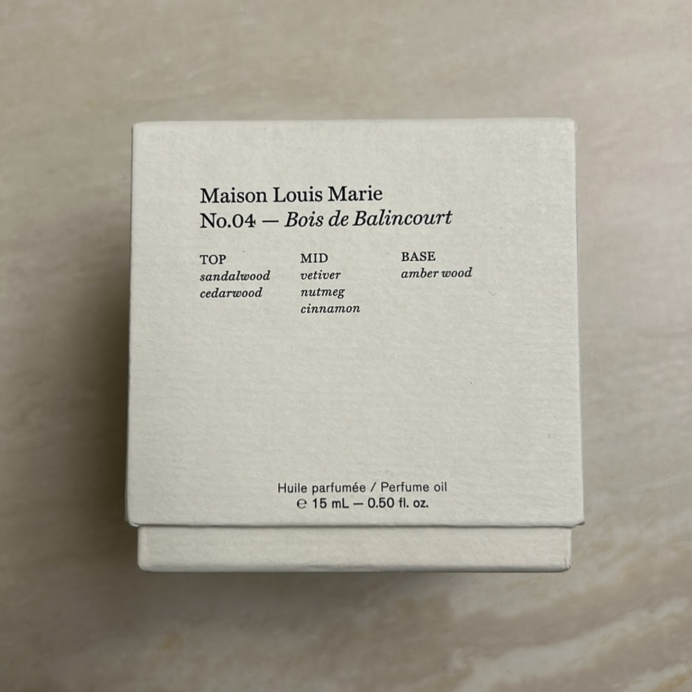 Brand New - Maison Louis Marie No.04 Perfume Oil